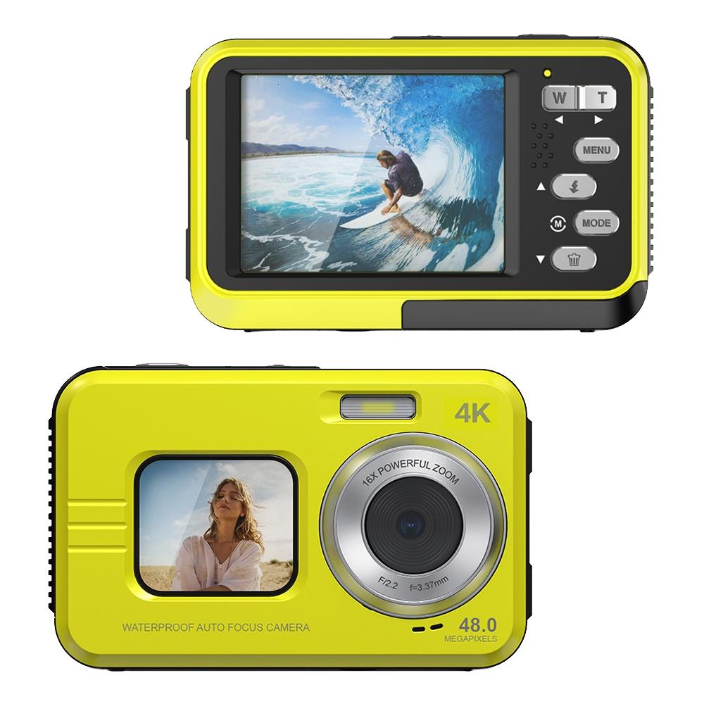 Waterproof 48mp Dual Screen Outdoor Camera - Wdc901 - Blue