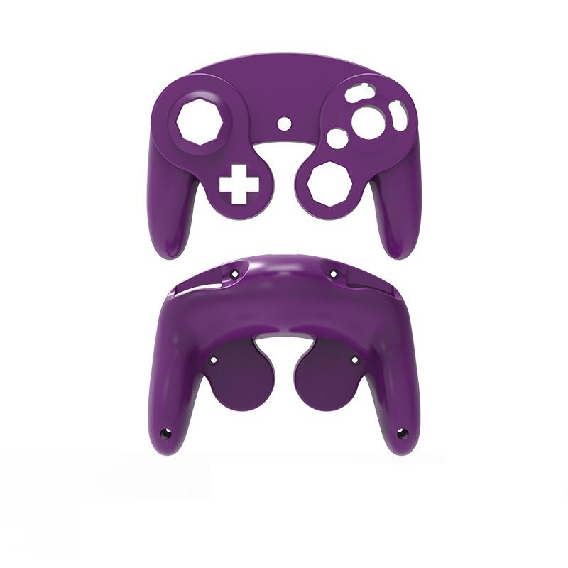 Nintendo Ngc Replacement Shell Handles - 2 Piece Set - Purple