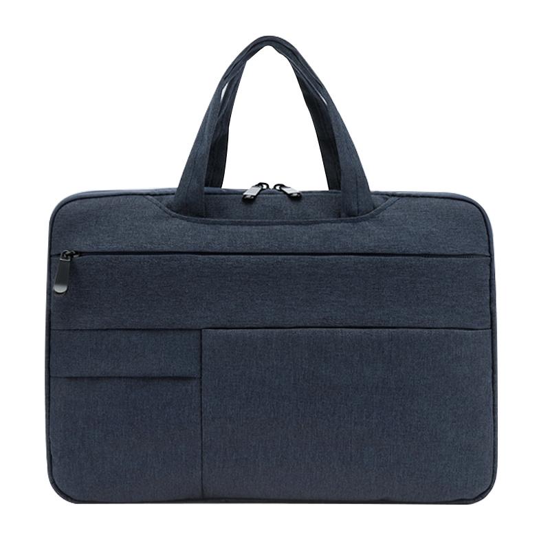 Waterproof Laptop Handbag for 15.4-16 Inch Laptops - Oxford Cloth - Navy Blue