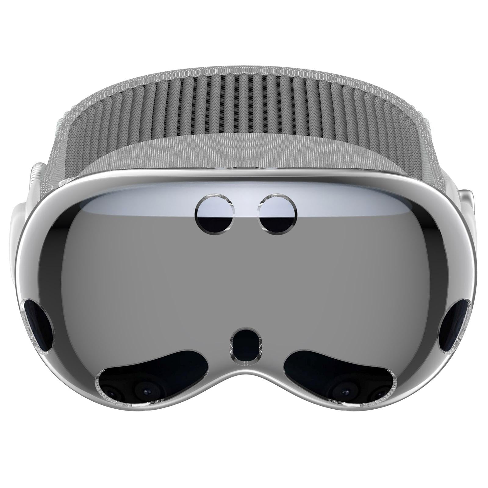 Vr Case for Apple Vision Pro - Electroplated Tpu - Transparent