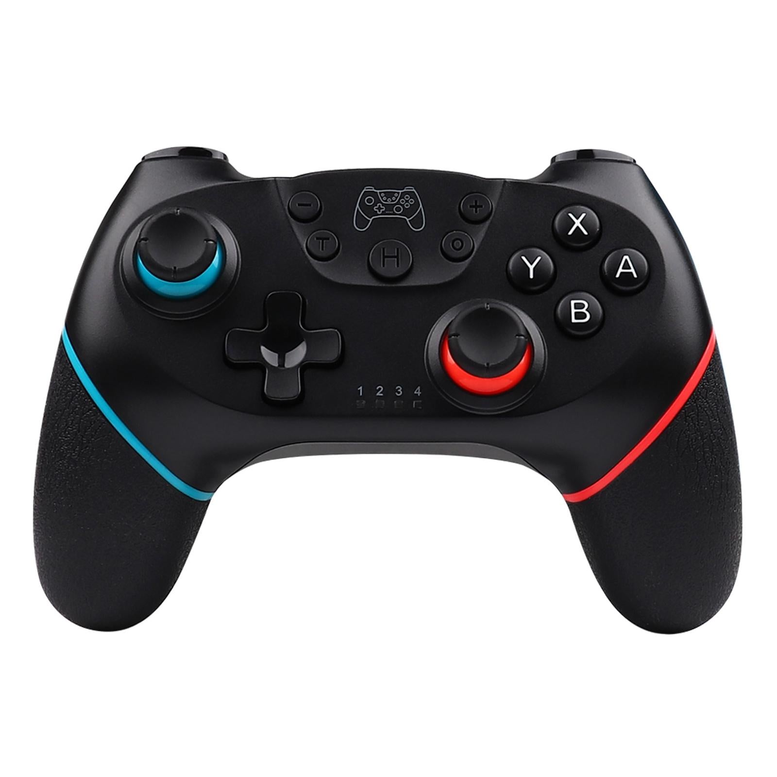 Macro Wireless Pro Controller with Wake-up Function - Black Blue Red