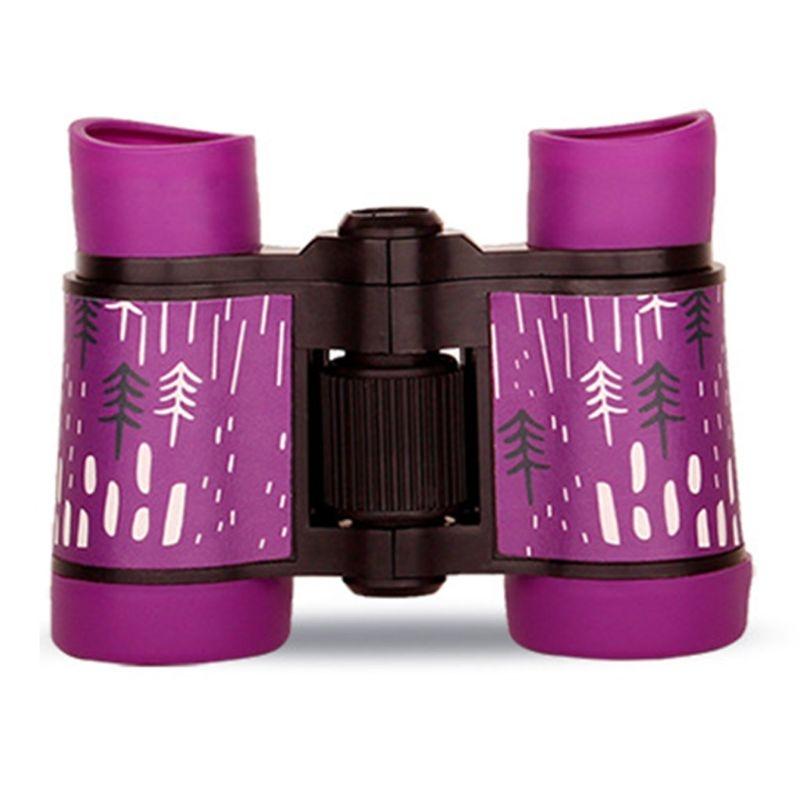 Children's Bird Watching Binoculars - 4x30 Perfect Gift - Rain Season Purple