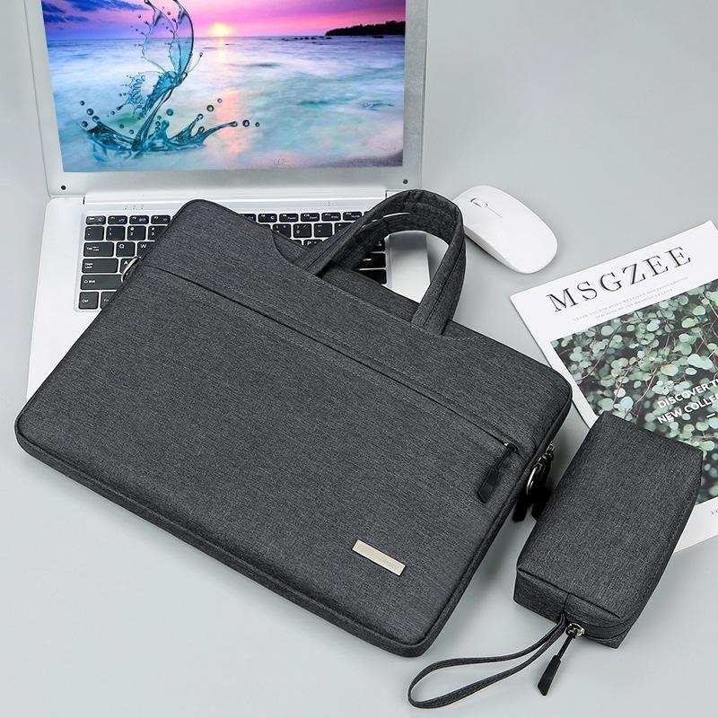 14 Inch Inner Bag with Power for Handbag or Laptop - Dark Grey
