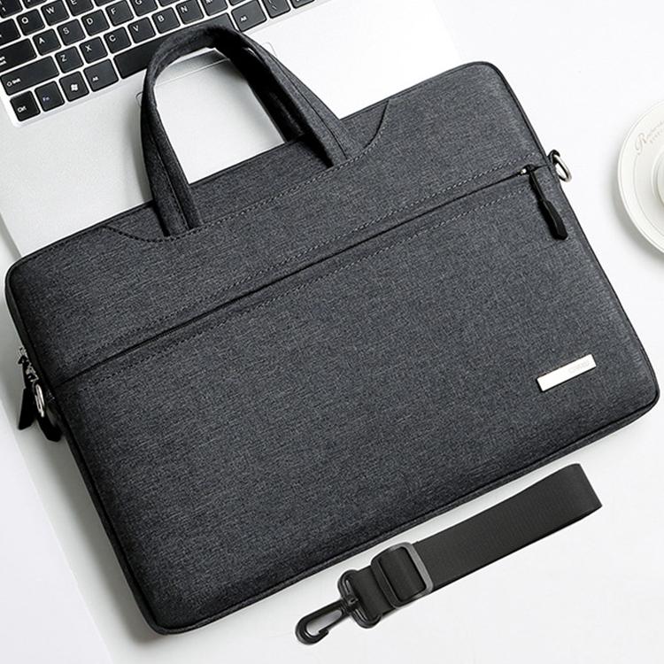 16.1 Inch Inner Bag with Shoulder Strap for Handbag or Laptop - Dark Grey