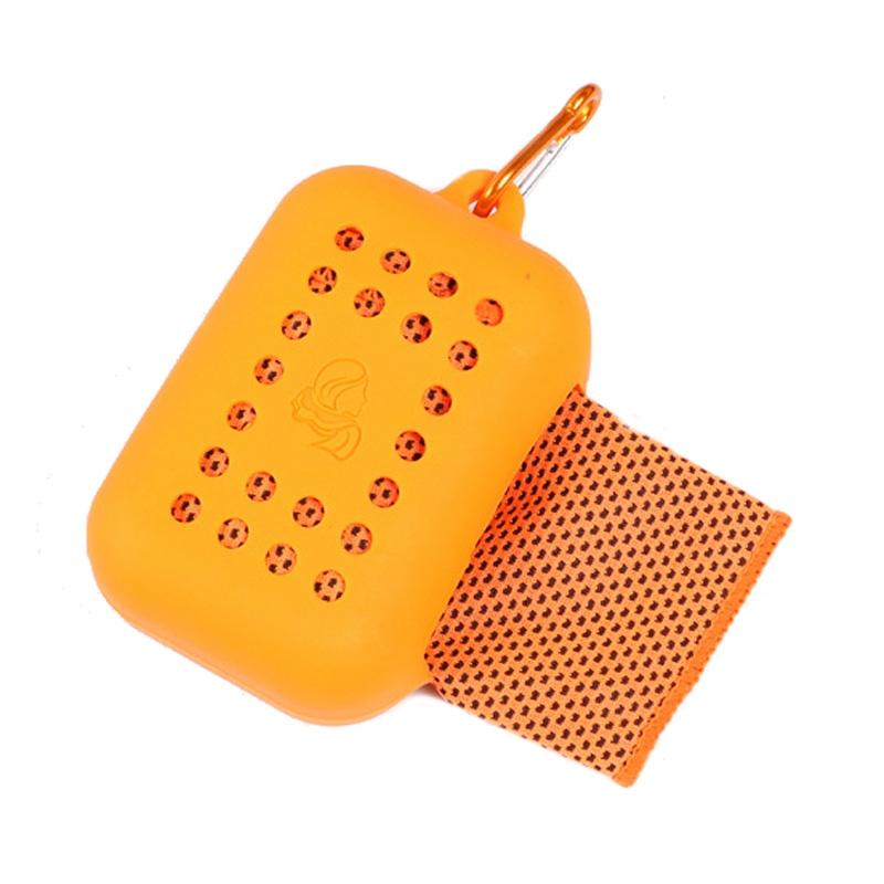Chill Towel For Summer Workouts - Bright Orange