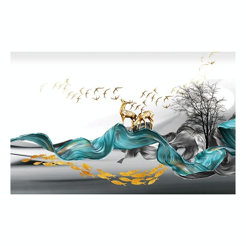 52 Inch Dust-proof Tv Cover for Household - Gold Elk