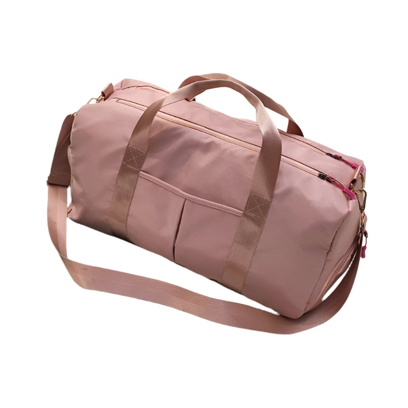 Yoga and Sports Gym Bag - Lightweight Nylon - Pink