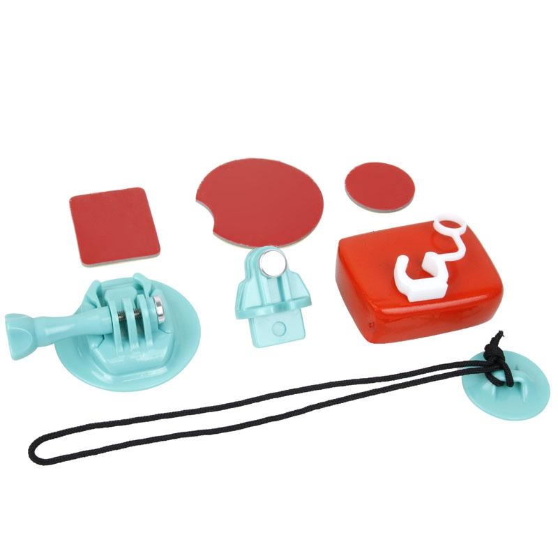 10-piece Board Mount Set for Action Cameras - Green