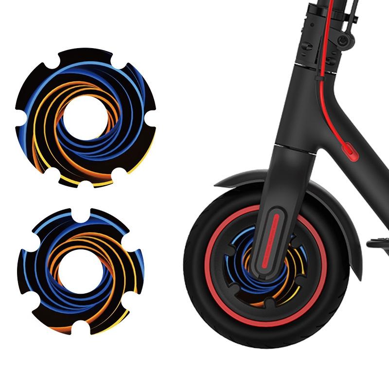 Waterproof Sticker for Xiaomi M365 Scooter Motor - 1 Pair - Colorful 8