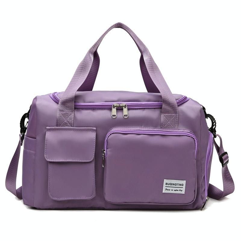 Compact Waterproof Gym Bag for Travel - Size s - Light Purple