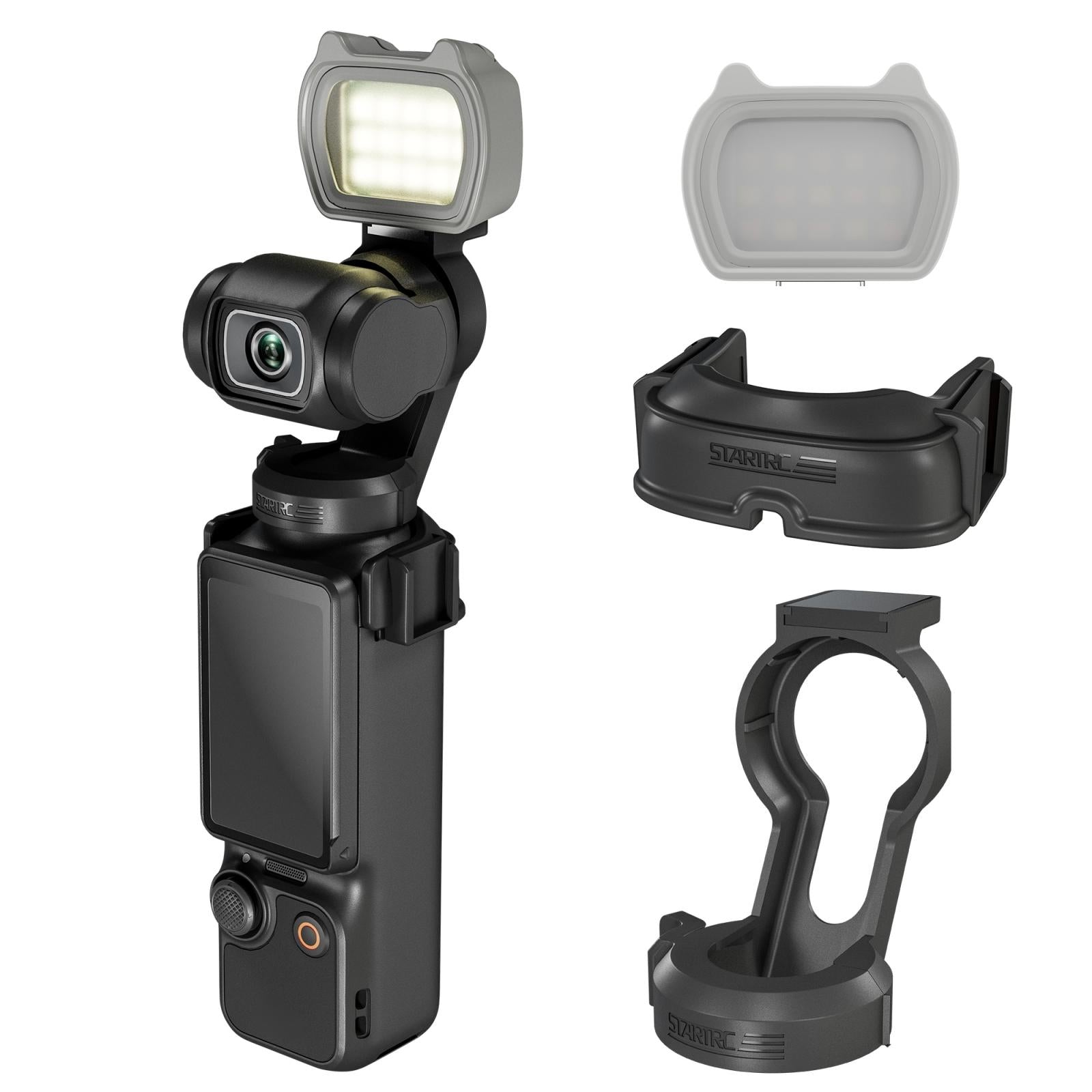Magnetic Fill Light Kit For Dji Pocket Grey