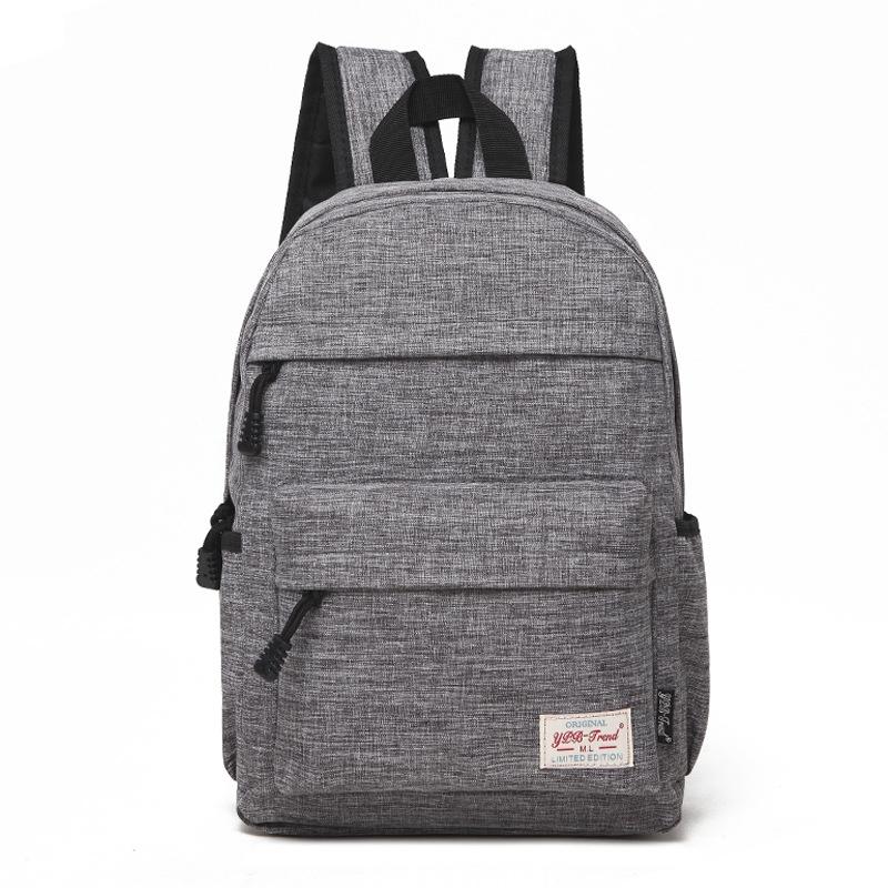 Versatile Canvas Laptop Backpack for 13-15 Inch - 36x25x10cm - Grey