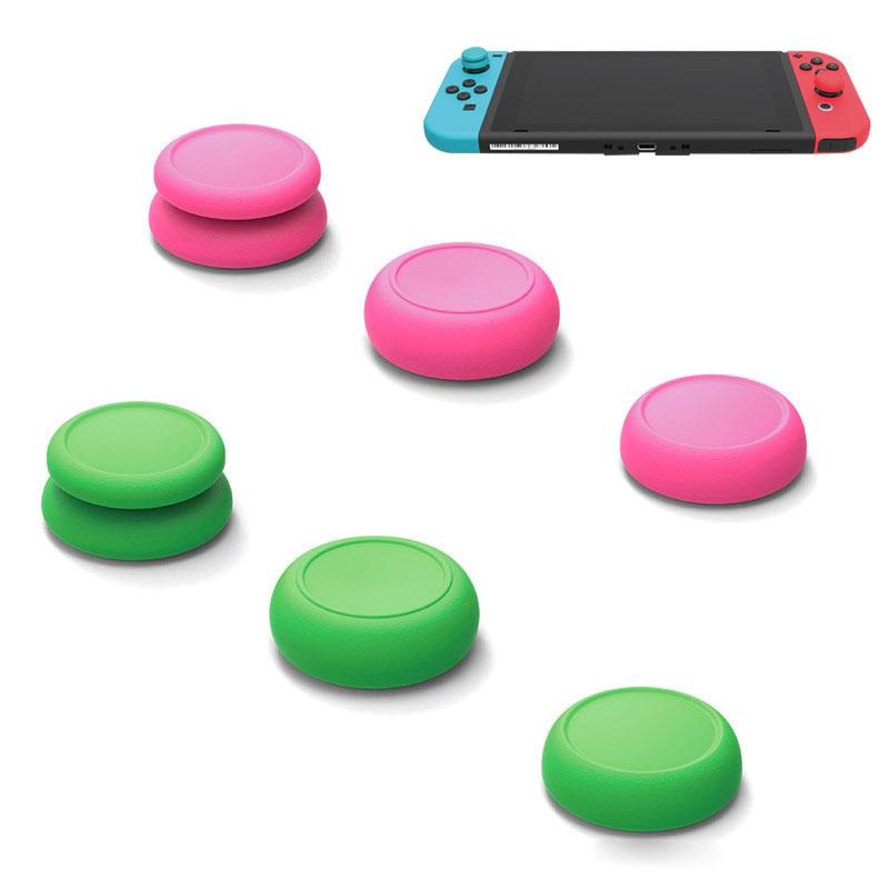 Switch Gamepad Rocker Cap Button Cover - Green + Red