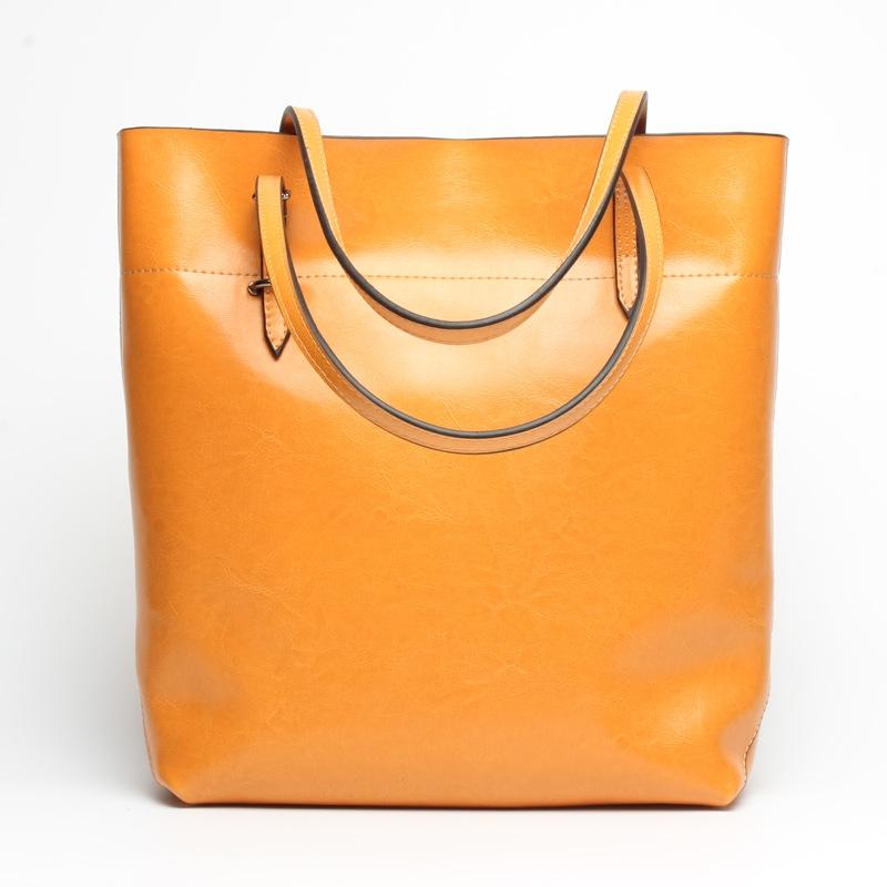 Stylish Shoulder Tote For Women - Charm Orange