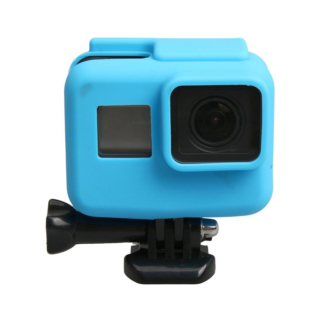 Silicone Border Frame Mount for Gopro Hero5 - Protective Cover - Blue