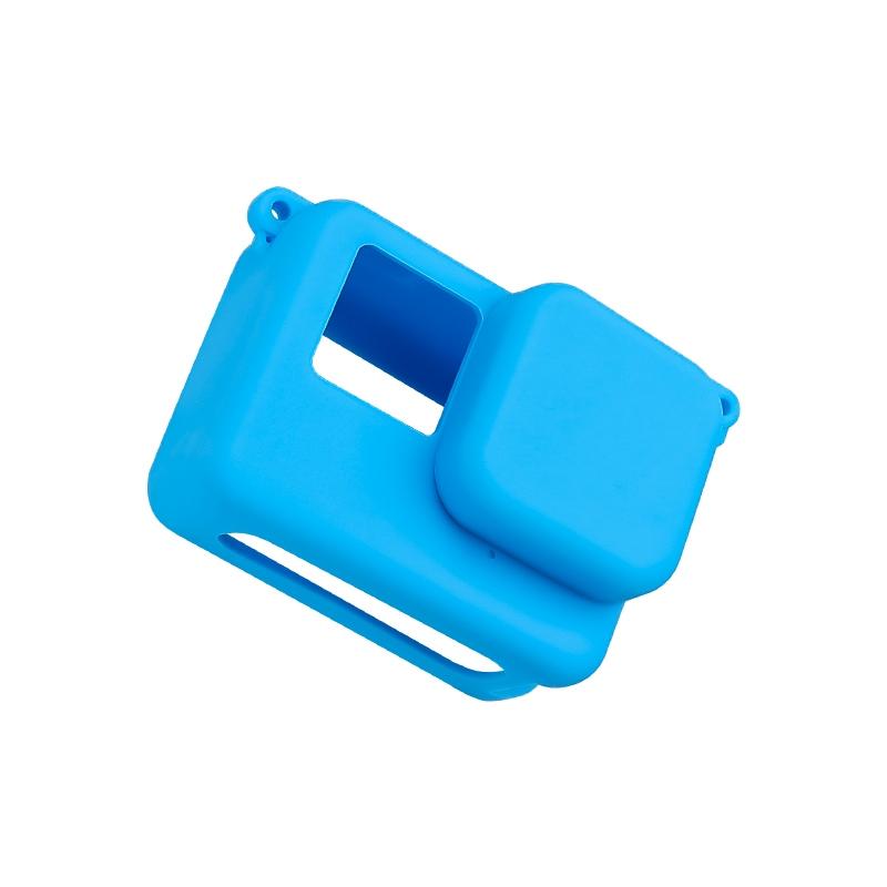 Silicone Protective Case with Lens Cap for Insta360 Ace - Blue