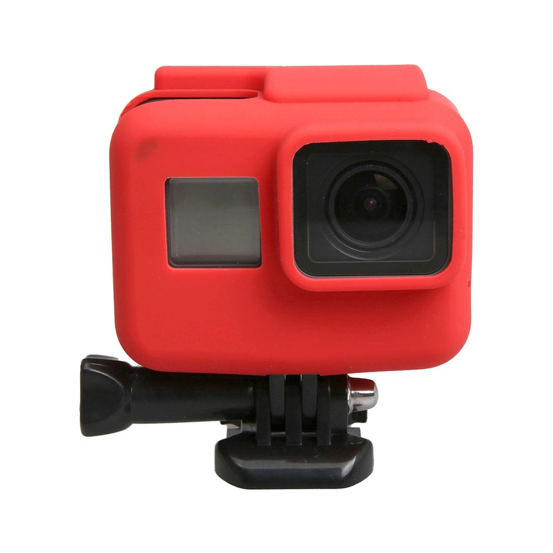 Silicone Border Frame Mount for Gopro Hero5 - Protective Cover - Red