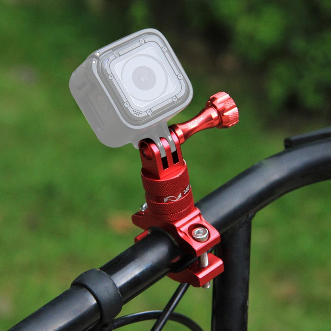 Universal Bike Handlebar Mount for Action Cameras - 360 Degree Rotation - Pu223R