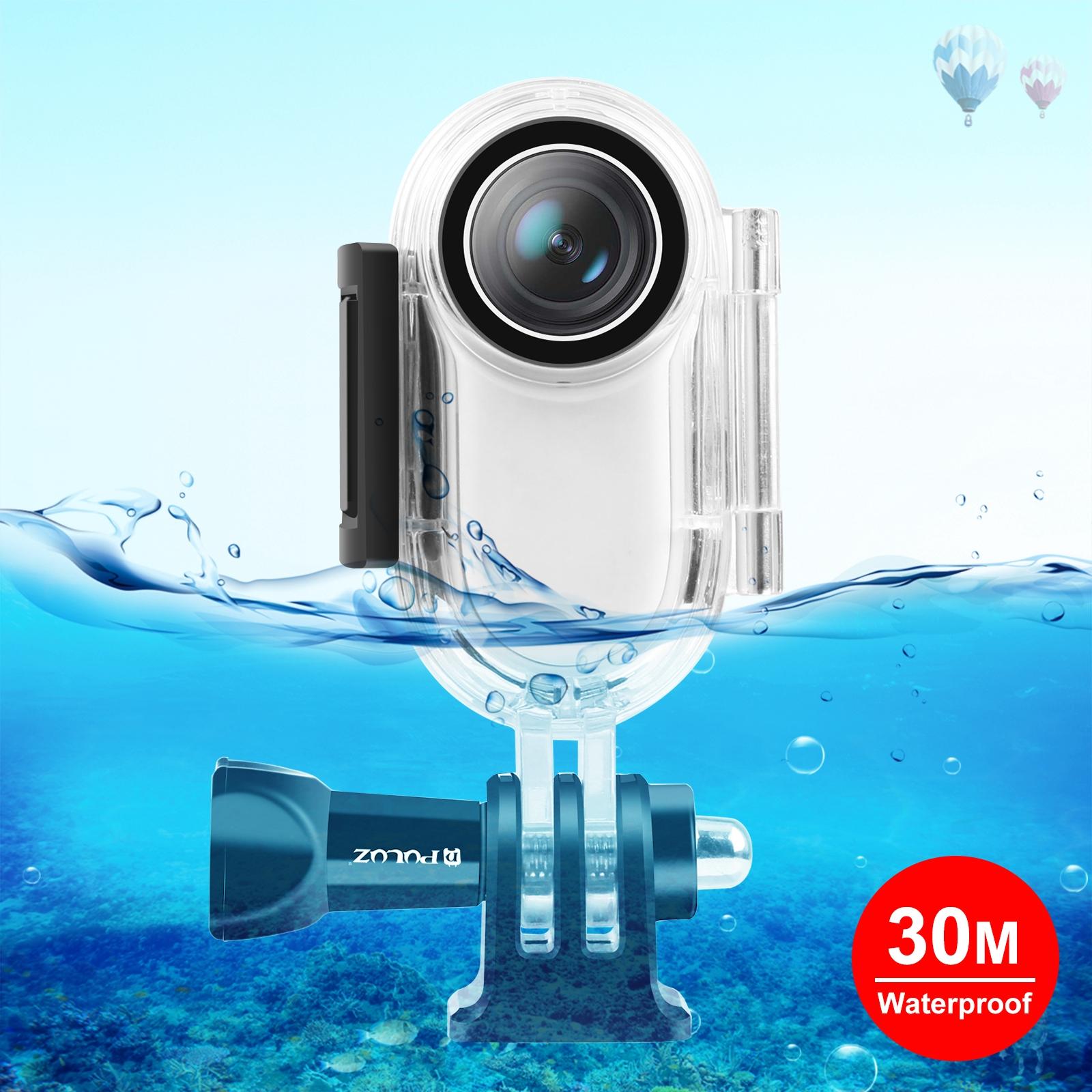 Waterproof Housing for Insta360 Go 2 with Base Adapter - 30m Depth