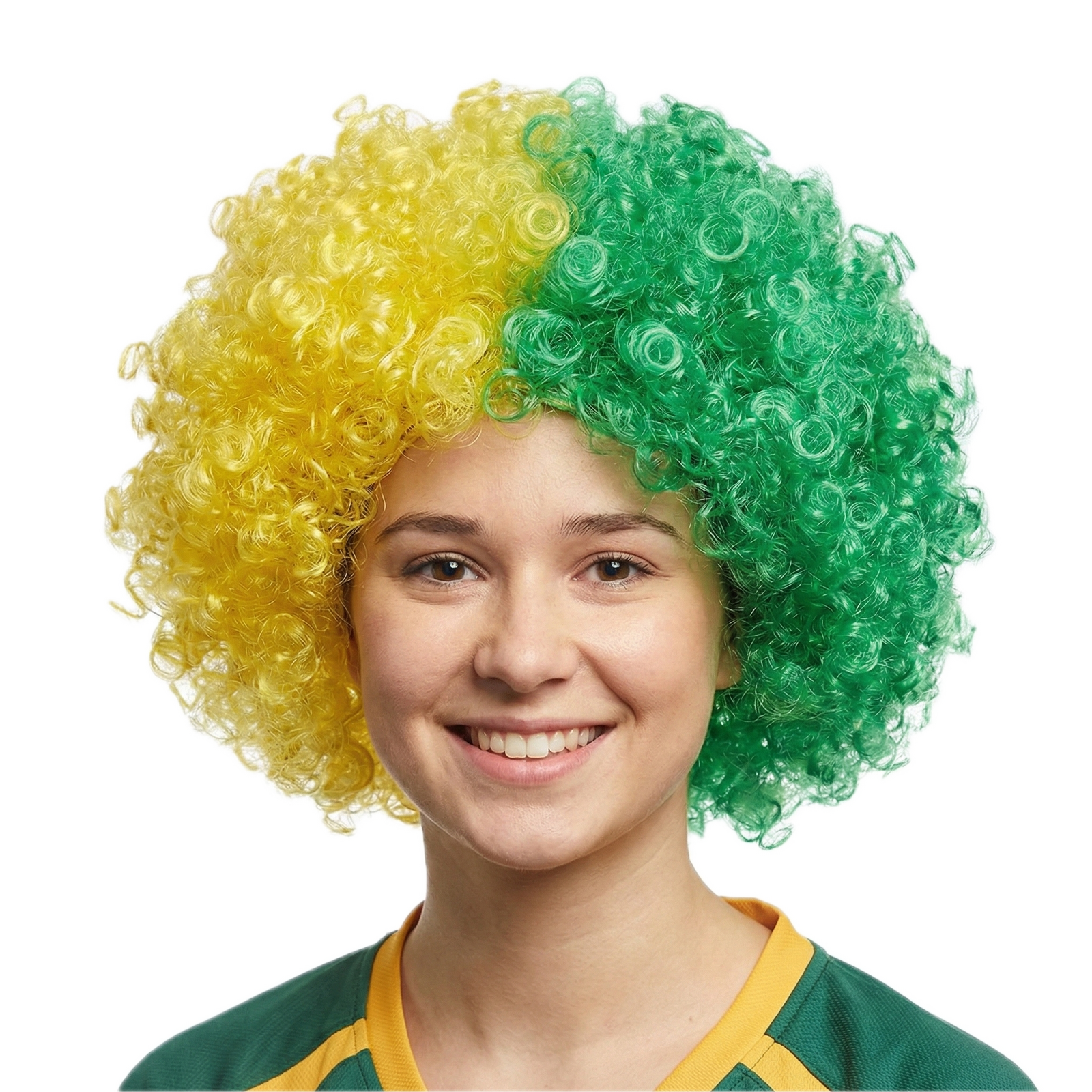 DELUXE AUSSIE AFRO WIG Costume Party Fancy Curly Hair Disco Dress Australia Day