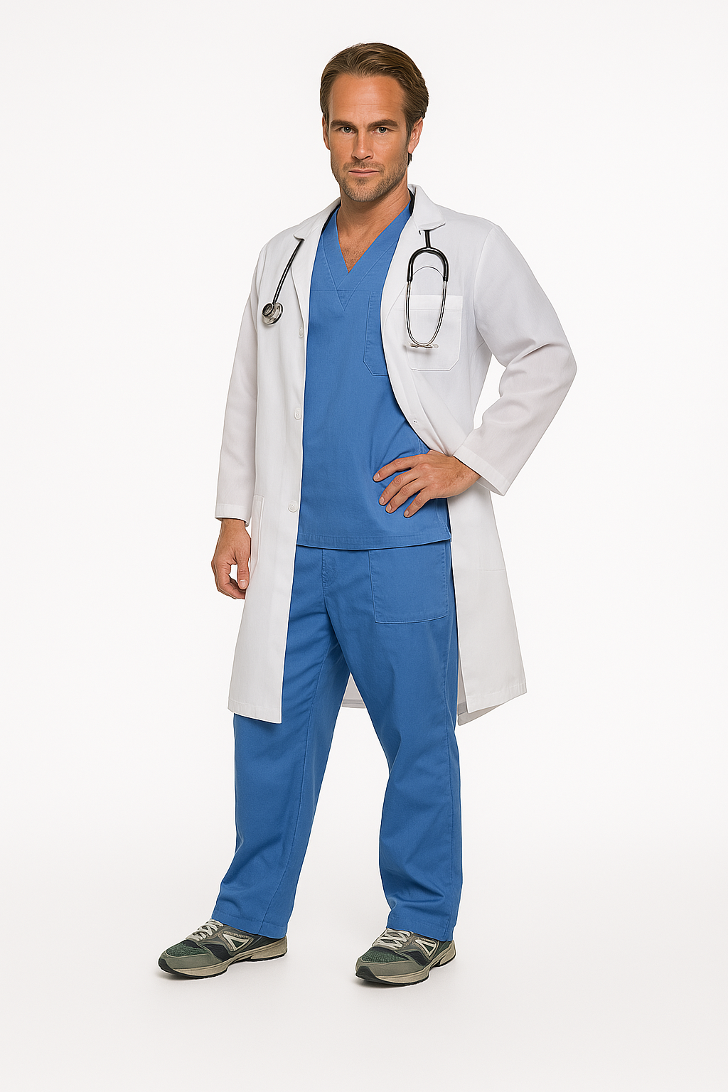 Plus Size Mens Doctor Costume King Big & Tall Party Hospital Fancy Dress