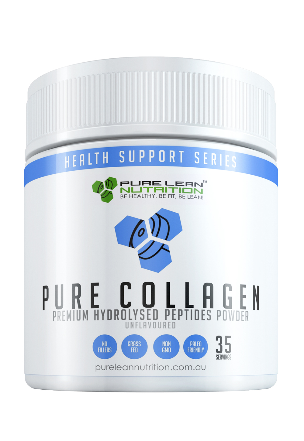 35 Servings Premium Hydrolysed Collagen Peptides Powder Hair Skin Nail Health Grass Fed 420g
