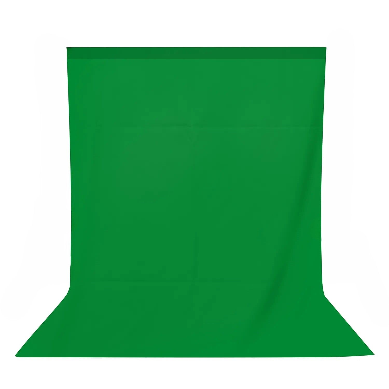2Mx3M Green Hridz Muslin Backdrops for Photography