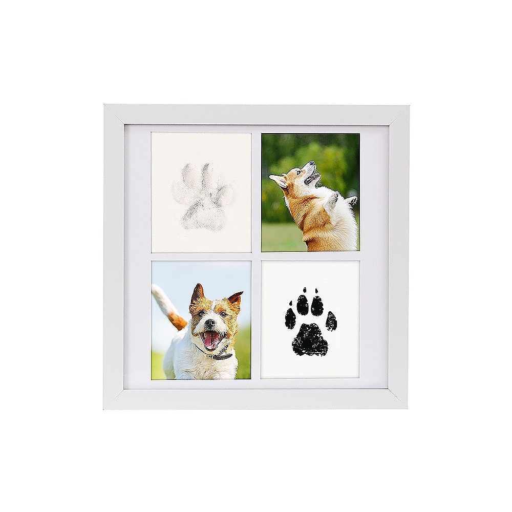 Pet Paw Print Kit DIY Photo Frame for Dogs & Cats Keepsake