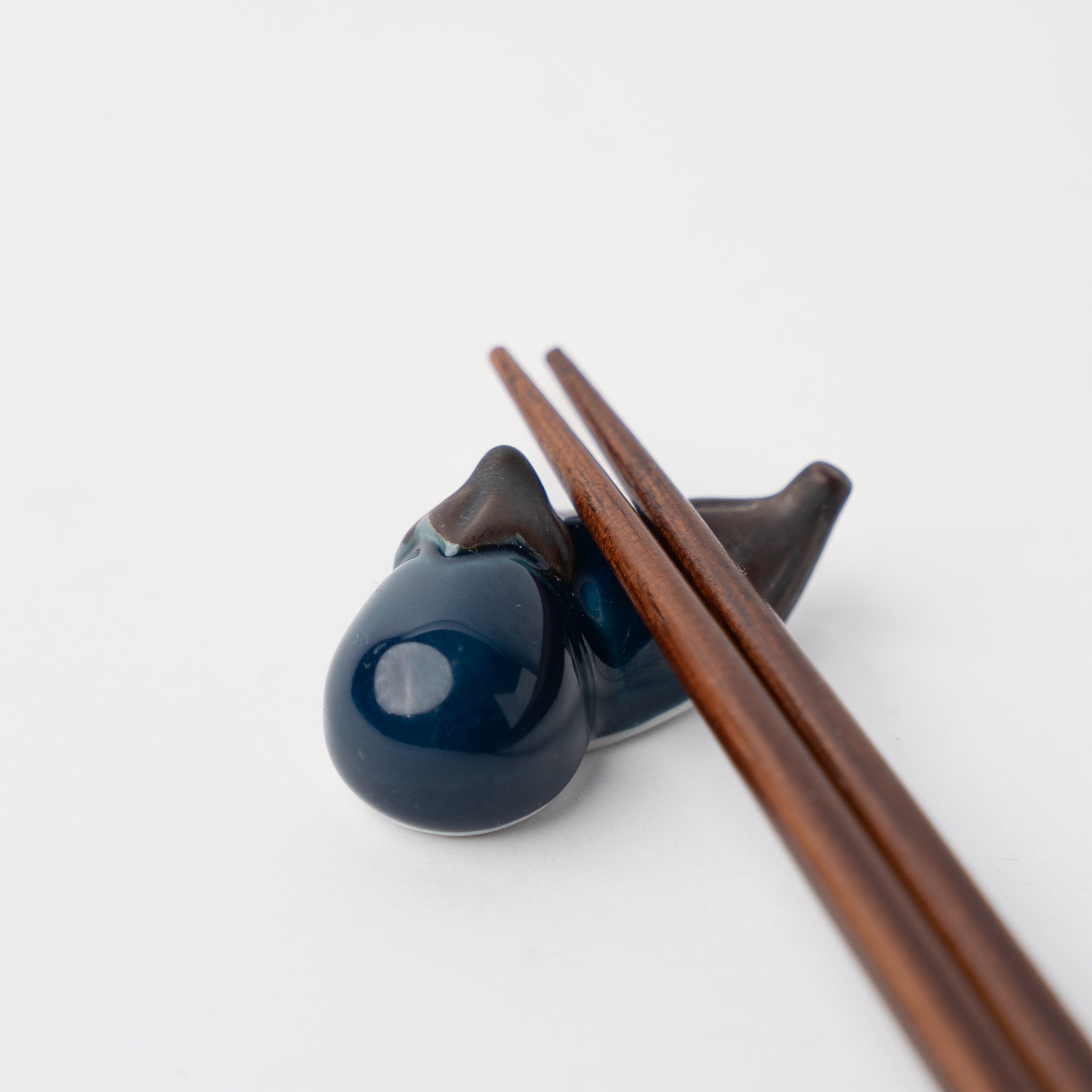 Chopstick Rest Blue Eggplant