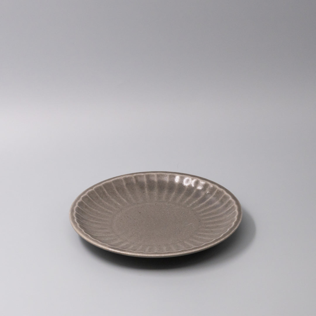 Plate 21.4cm Sunburst Dove Glaze