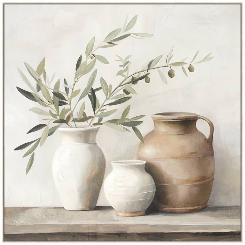 Olives & Urn Artwork 80cm