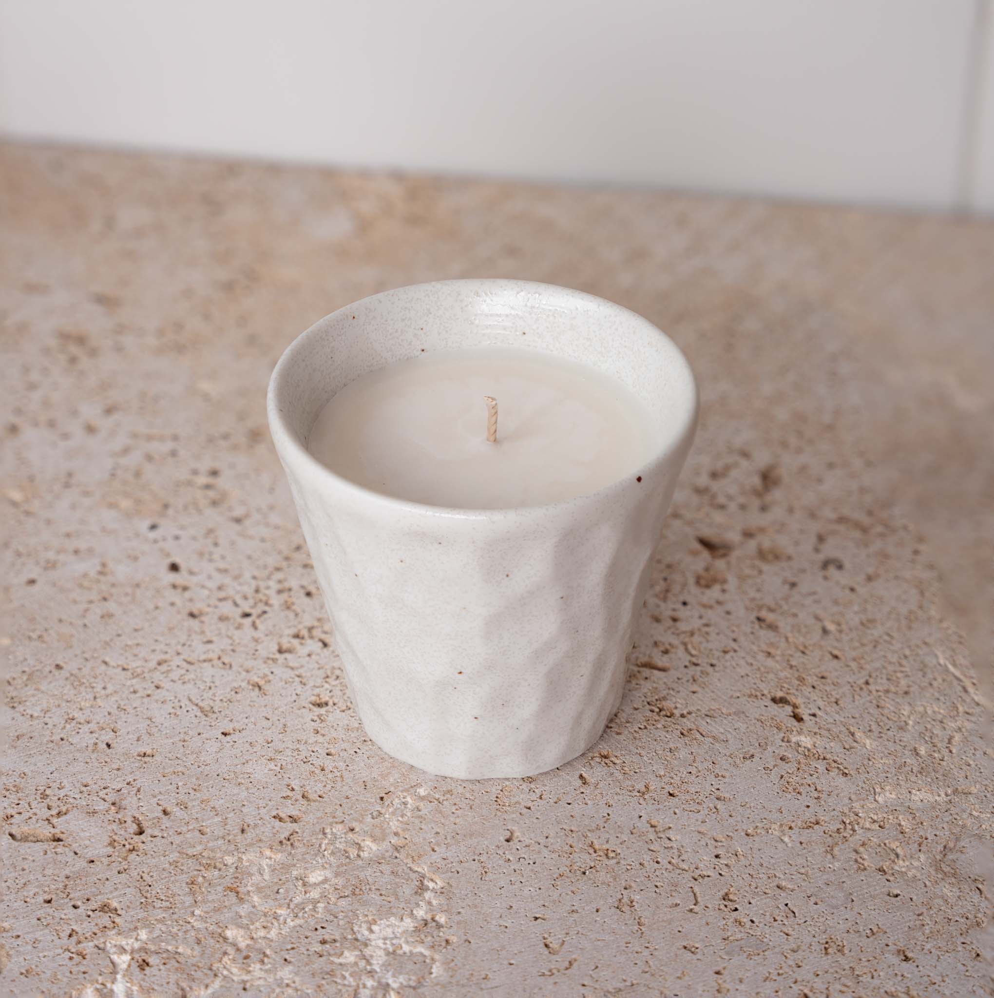Candle Herbal Mint White Ceramic 180g