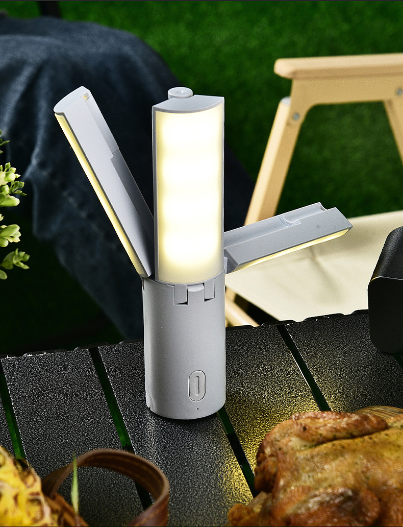 Foldable Camping Lantern - Multi-Functional Outdoor LED Tent Light (4000mAh)