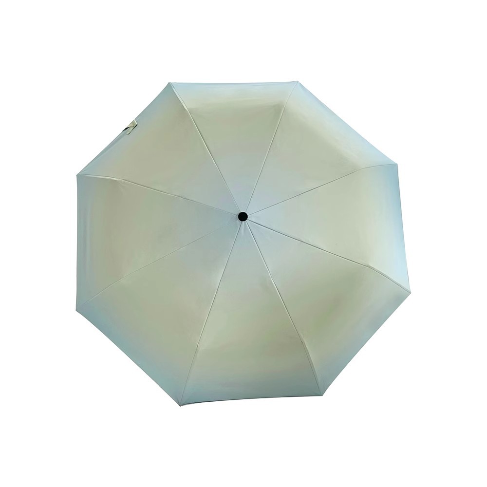 Blue Gradient Gradient Automatic Folding Umbrella - Sun & Rain Protection for Women