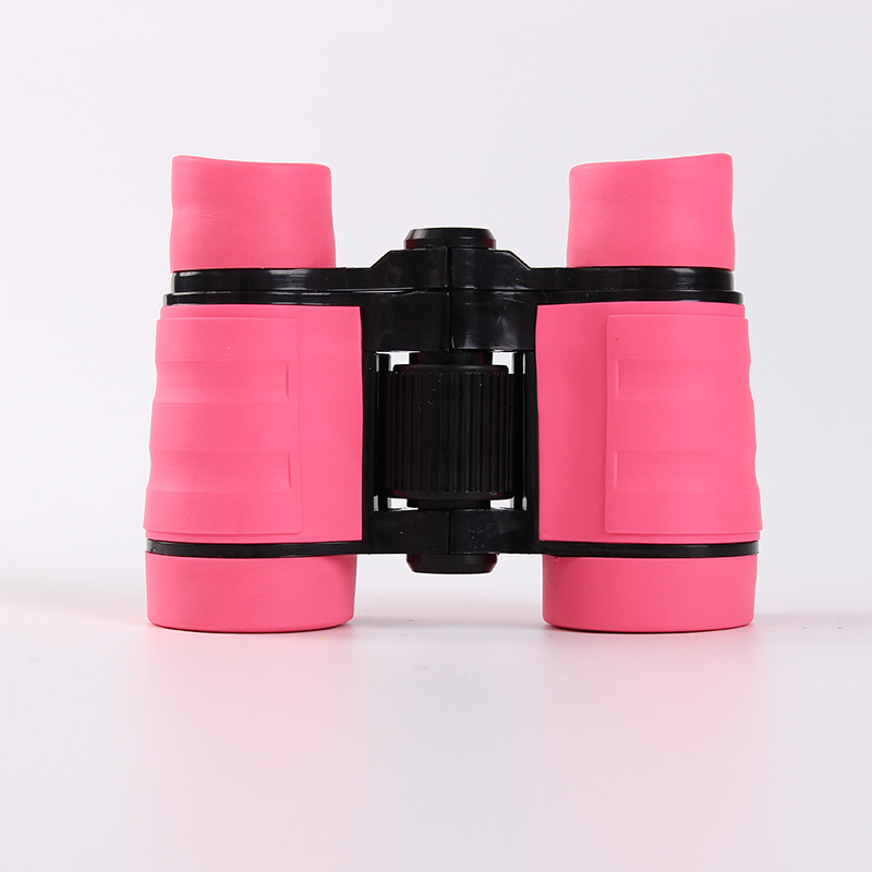 Pink 2-Pack 4x30 Kids Binoculars Set - Lightweight & Durable for Young Explorers