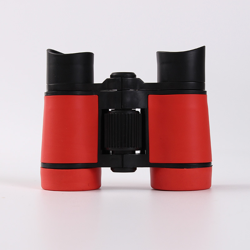 Red 2-Pack 4x30 Kids Binoculars Set - Lightweight & Durable for Young Explorers