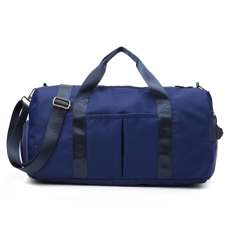 Dark Blue Dry Wet Separation Gym Bag - Women's Large Capacity - Training & Travel