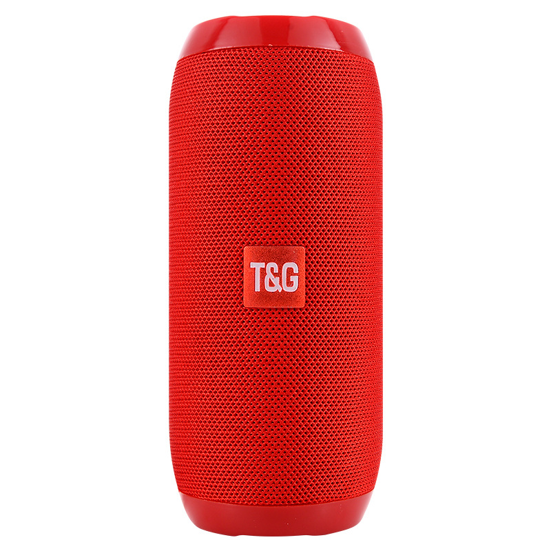 Red Portable Bluetooth Speaker - HiFi 360 Degree Audio Wireless Mini Speaker, Support Hands-free Calling