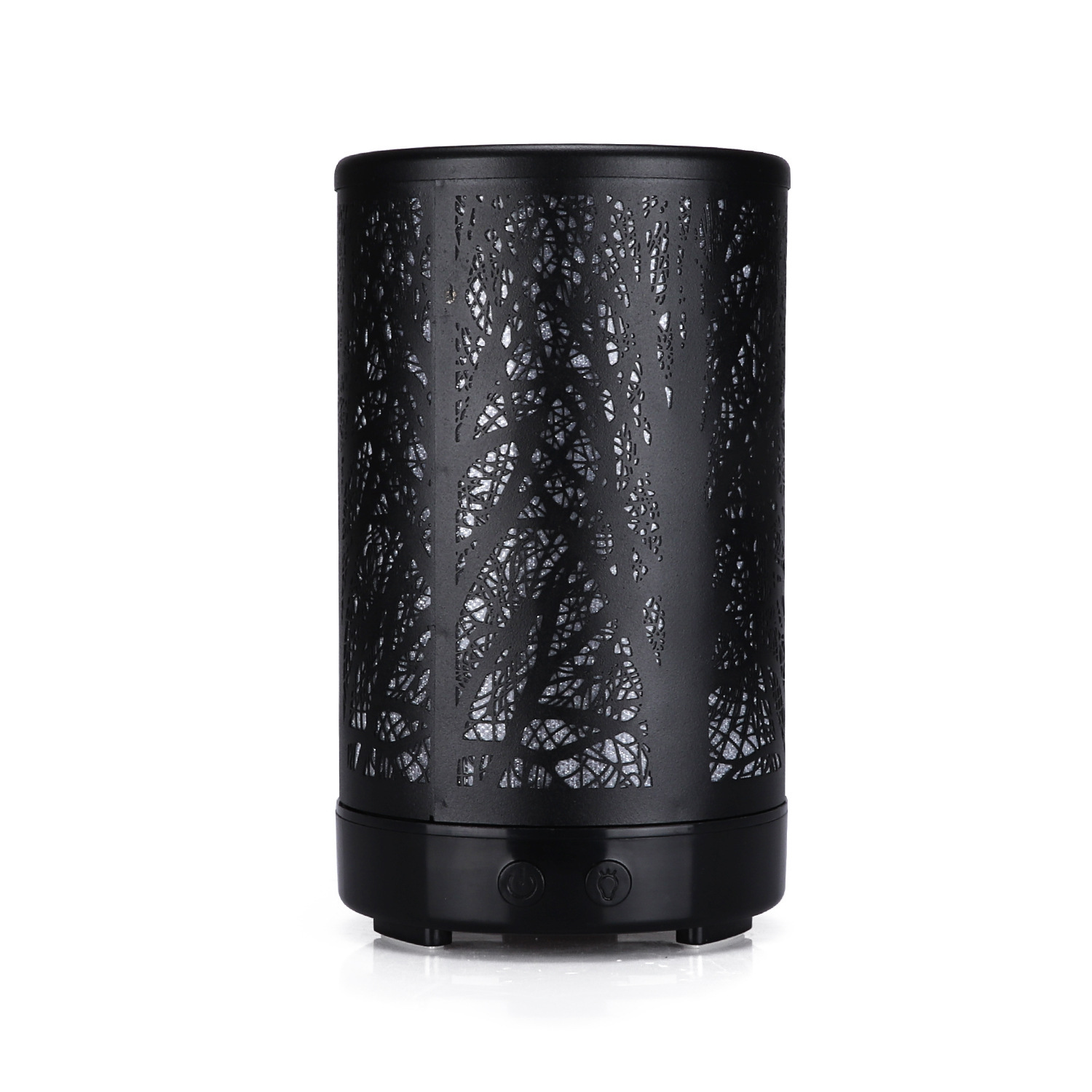 Black Forest Design Iron Essential Oil Diffuser - 7 Color LED Ultrasonic Cool Mist Humidifier 100ml