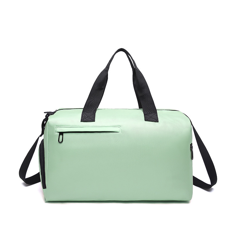 Green Men's Large Capacity Sports Duffel Bag with Wet/Dry Separation Pocket - Travel & Gym Tote