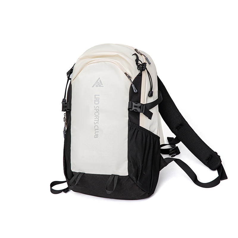 Balck-white 20L Lightweight Hiking Backpack for Camping, Travel, and Commuting