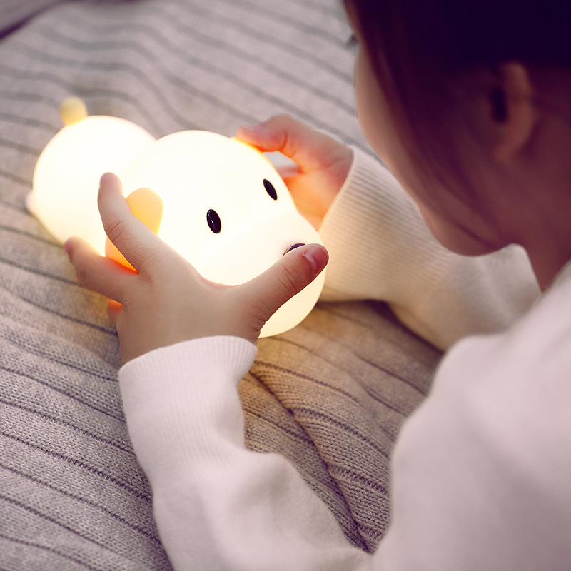 Dopey Dog Children's Silicone Night Light with Tap Control