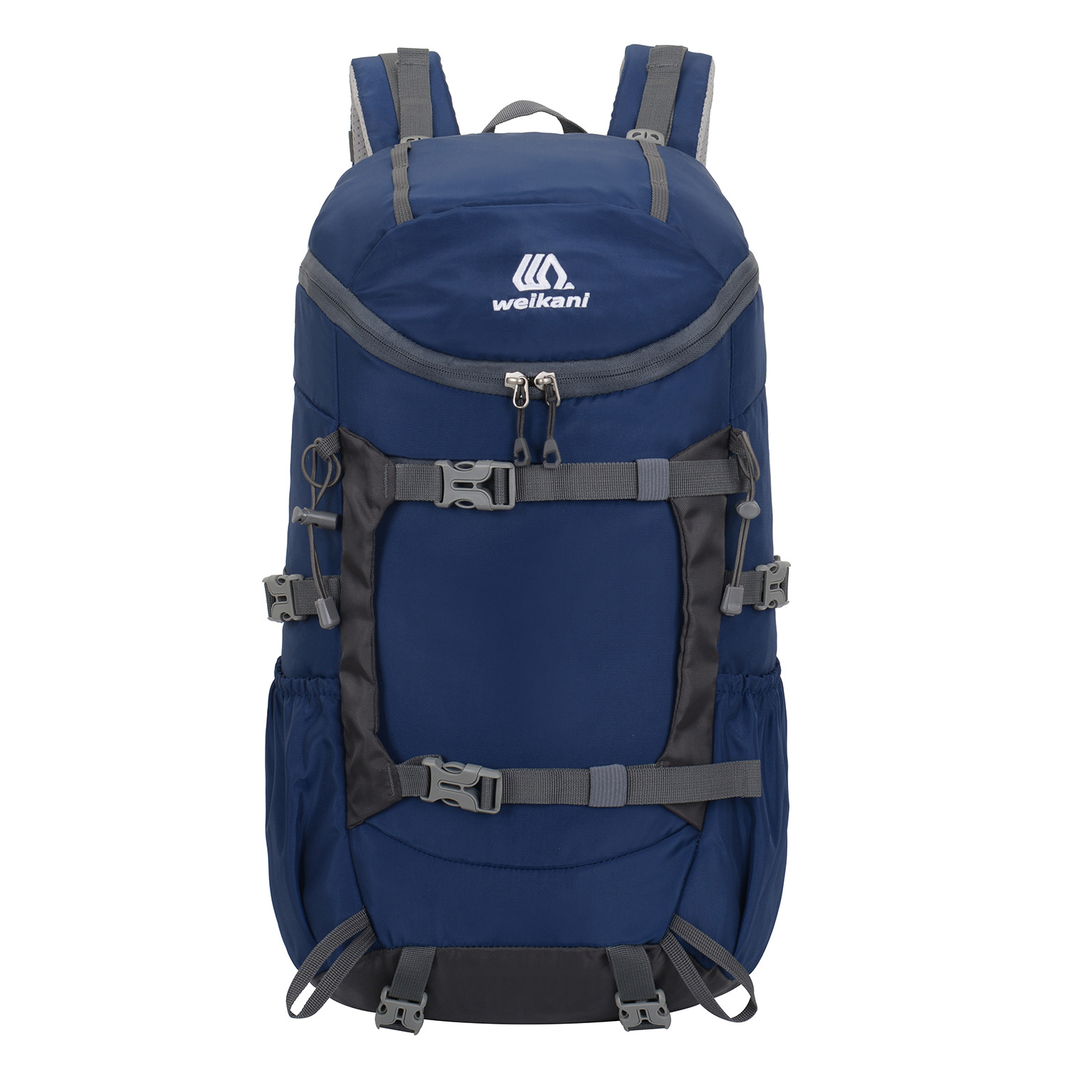 Navy Blue 20L Women's Orange Mountaineering Backpack - Water-Resistant