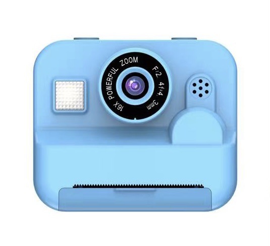Instant Print Camera - 48MP Dual Lens, 2.4" IPS Screen, Thermal Printing(blue)
