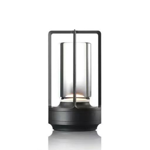 Cross-Shaped LED Table Lamp - Black Touch Button with USB Charging