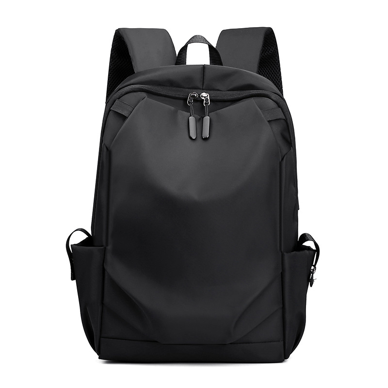 Black Modern Anti-Theft Laptop Backpack with USB Charging Port - Water-Repellent Travel & Business Bag for 15.6 Inch Laptops