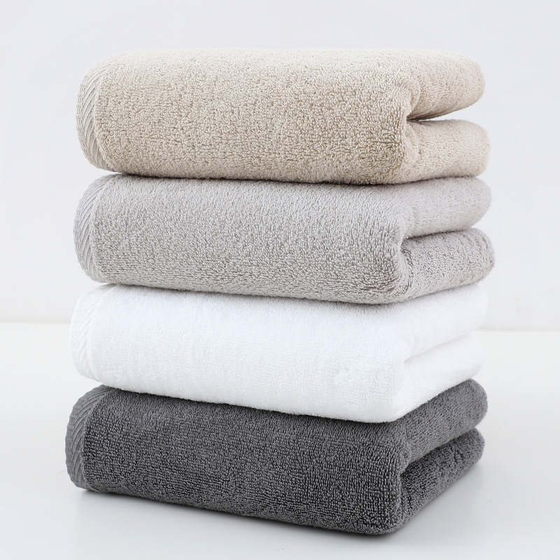 Color Mixing Plush Cotton Hand Towel Set (4-Pack) - Ultra Soft, Absorbent & Quick-Drying Face Towels for Bathroom