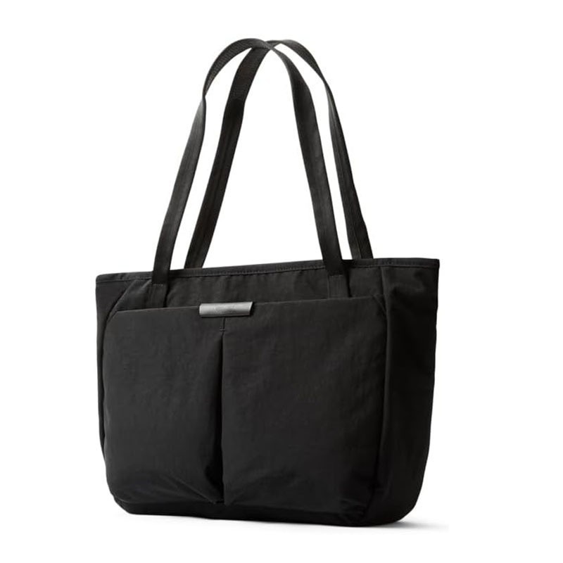 Black Waterproof Women's Tote Shoulder Bag - Large Capacity with 15-Inch Laptop Pocket