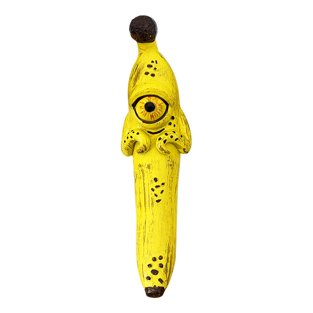 One-Eye Charming Magic Banana Resin Craft Ornament 3piece
