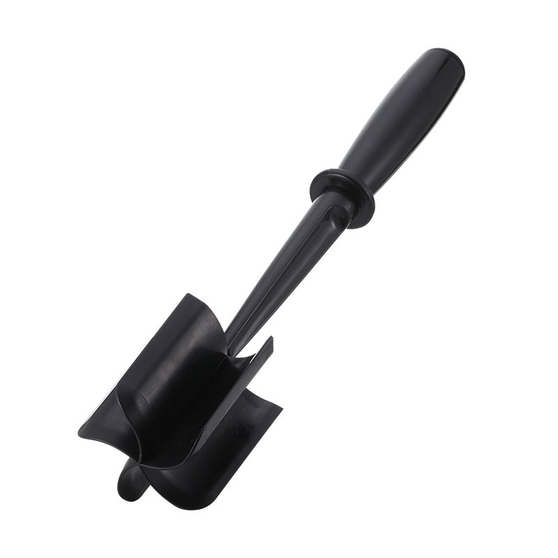 3-pieces Black Premium Heat Resistant Meat Chopper - Ground Meat Masher Utensil for Hamburger & Non-Stick Pans